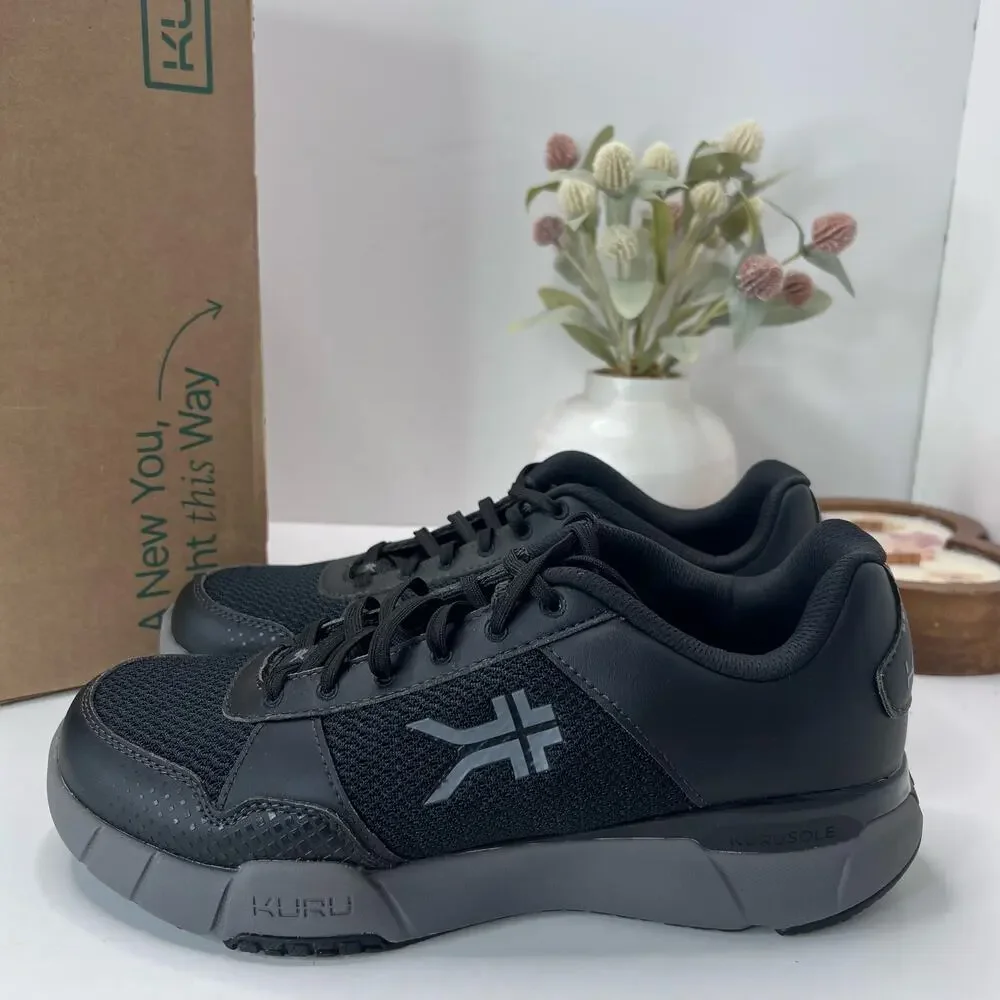 Kuru Quantum 2.0 Walking Comfort Sneaker Jet Black/Slate Gray Men 10 W Tried On